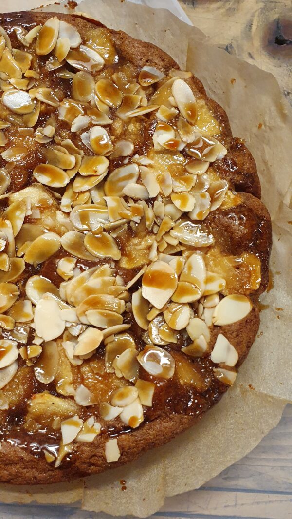 Toffee Apple and Almond Cake